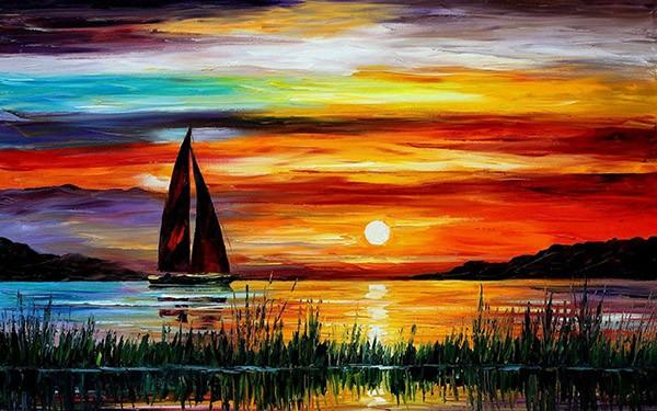Diamond Painting Sonnenuntergang