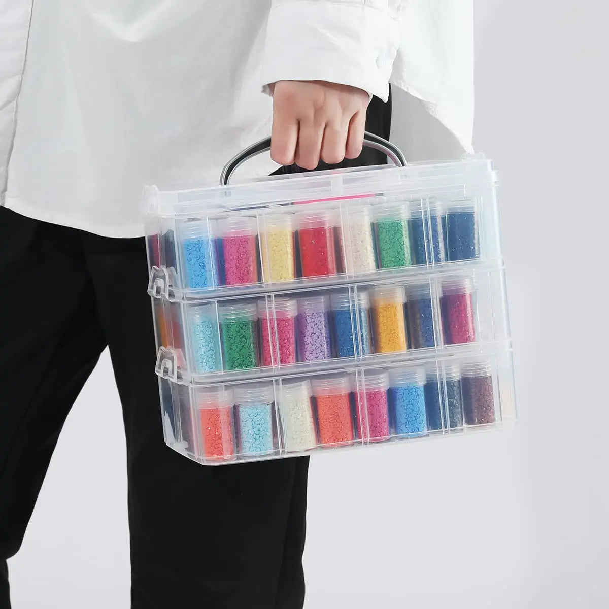 Diamond Painting Aufbewahrungsbox mit 120 Behältern, Ansicht 5