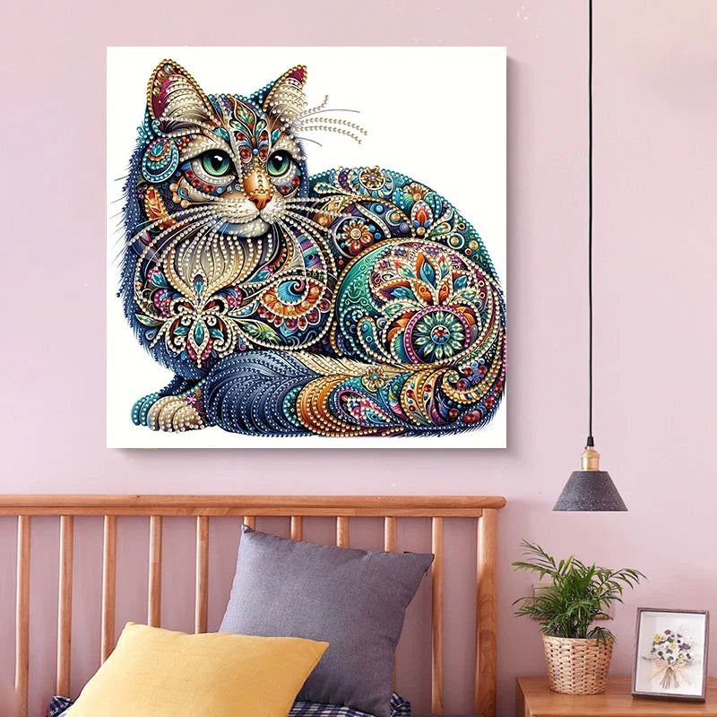 Königliche Katze Spezielles Diamond Painting