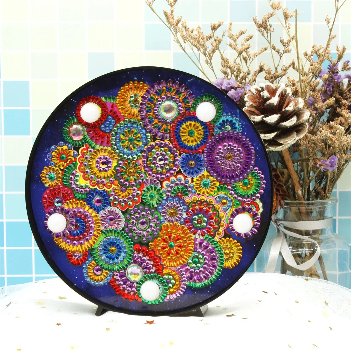 Mandala Diamond Painting Nachtlicht