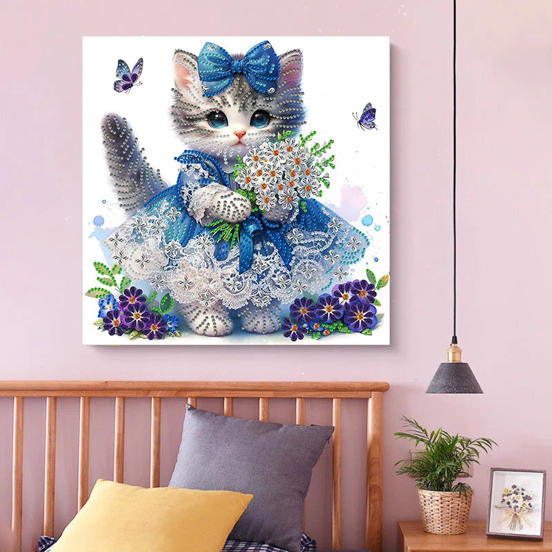 Süßes Kätzchen Besonderes Diamond Painting