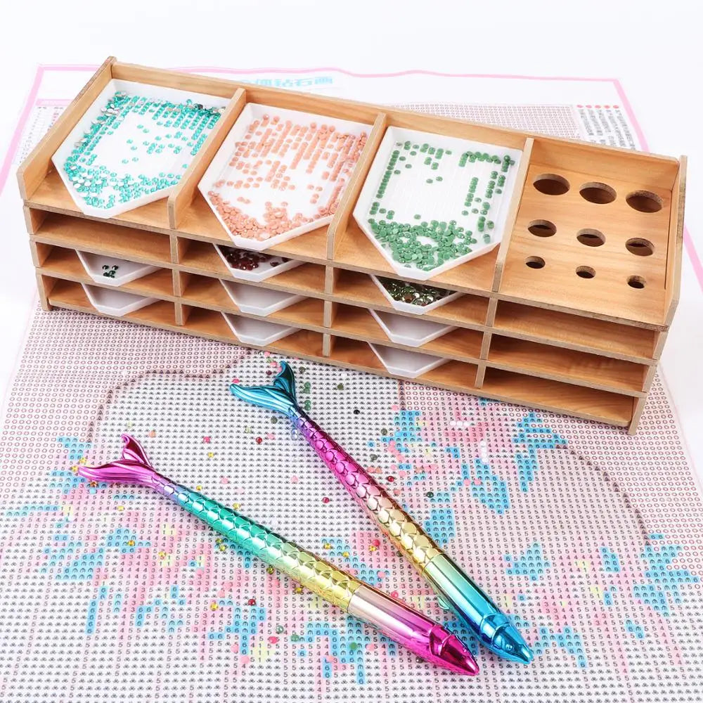 Tablett-Organizer für Diamond Painting Steine