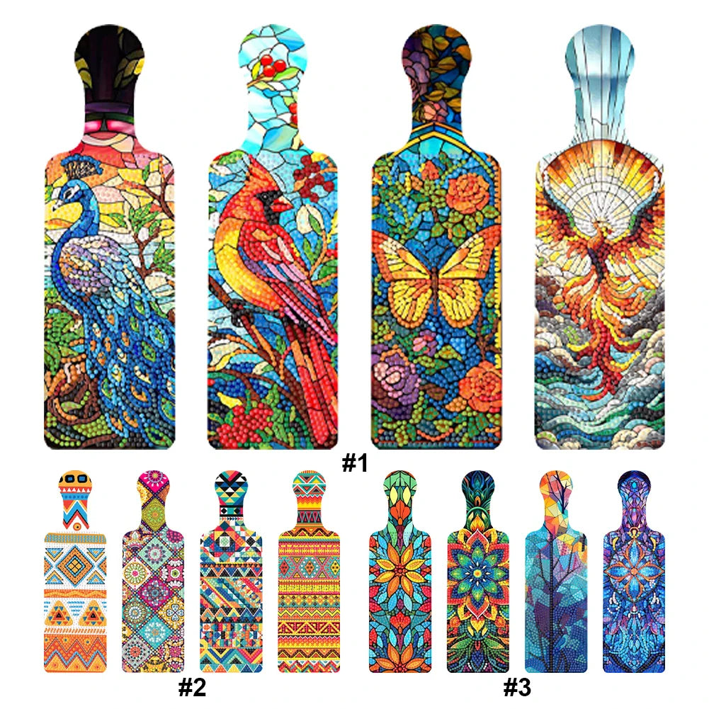 Diamond Painting Servierbretter mit Griff im 4er Set