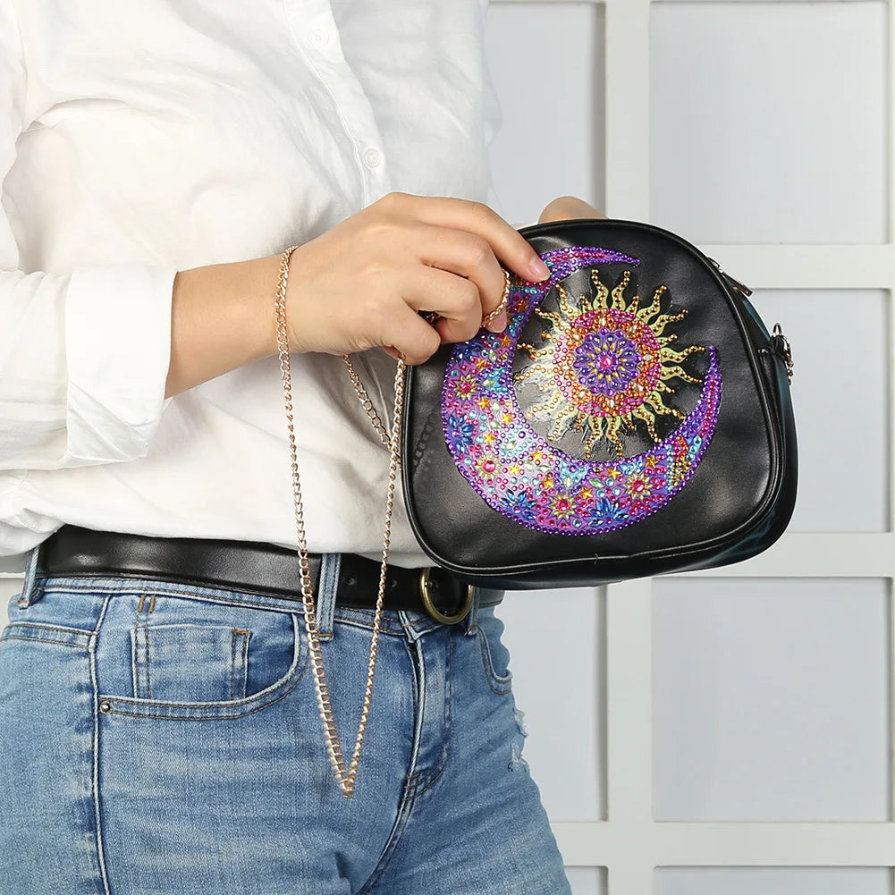 Diamond Painting Umhängetasche mit Kette