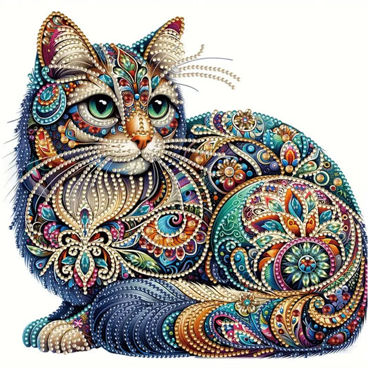 Königliche Katze Spezielles Diamond Painting