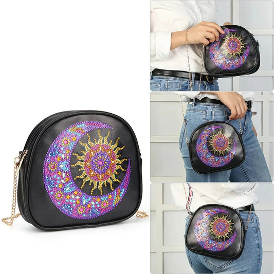 Diamond Painting Umhängetasche mit Kette