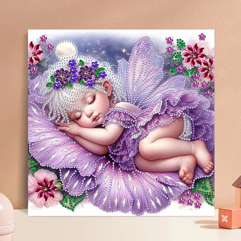 Schlafender Engel Spezielles Diamond Painting