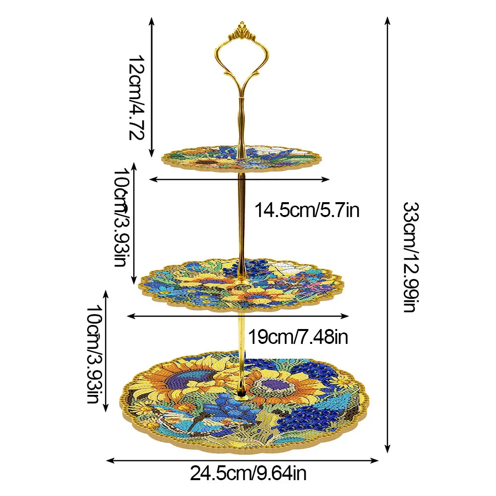 Diamond Painting Etagere für Kuchen und Desserts