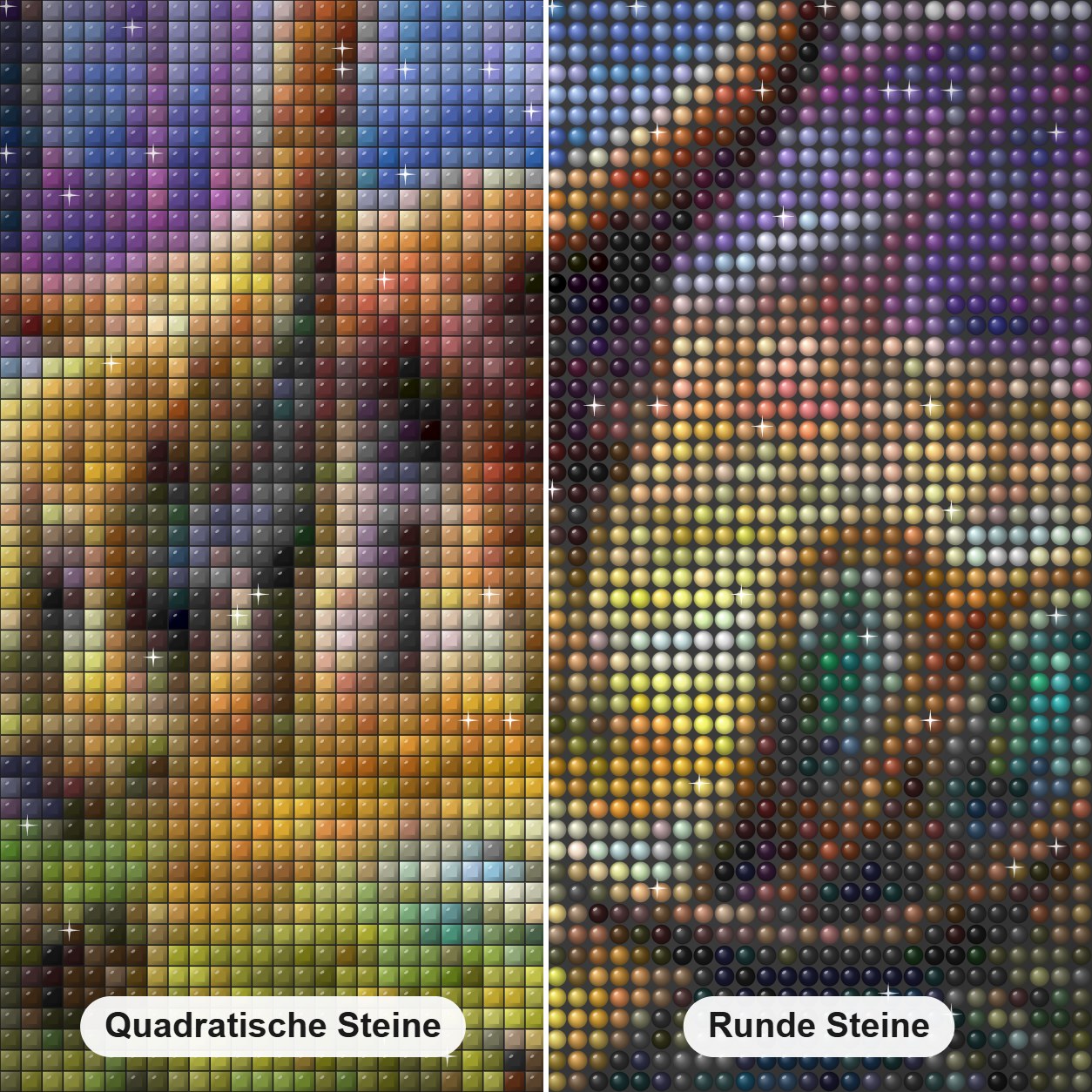 Dinosaurier Voll Bohren Mal-Kit Diamond Painting Nahaufnahme mit quadratischen und runden Steinen