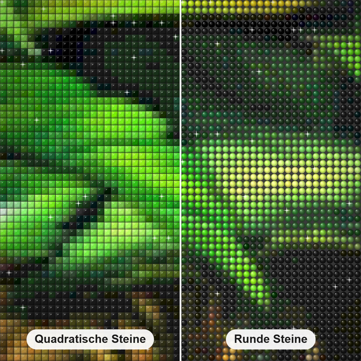 Peeping Katze Diamond Painting Nahaufnahme mit quadratischen und runden Steinen