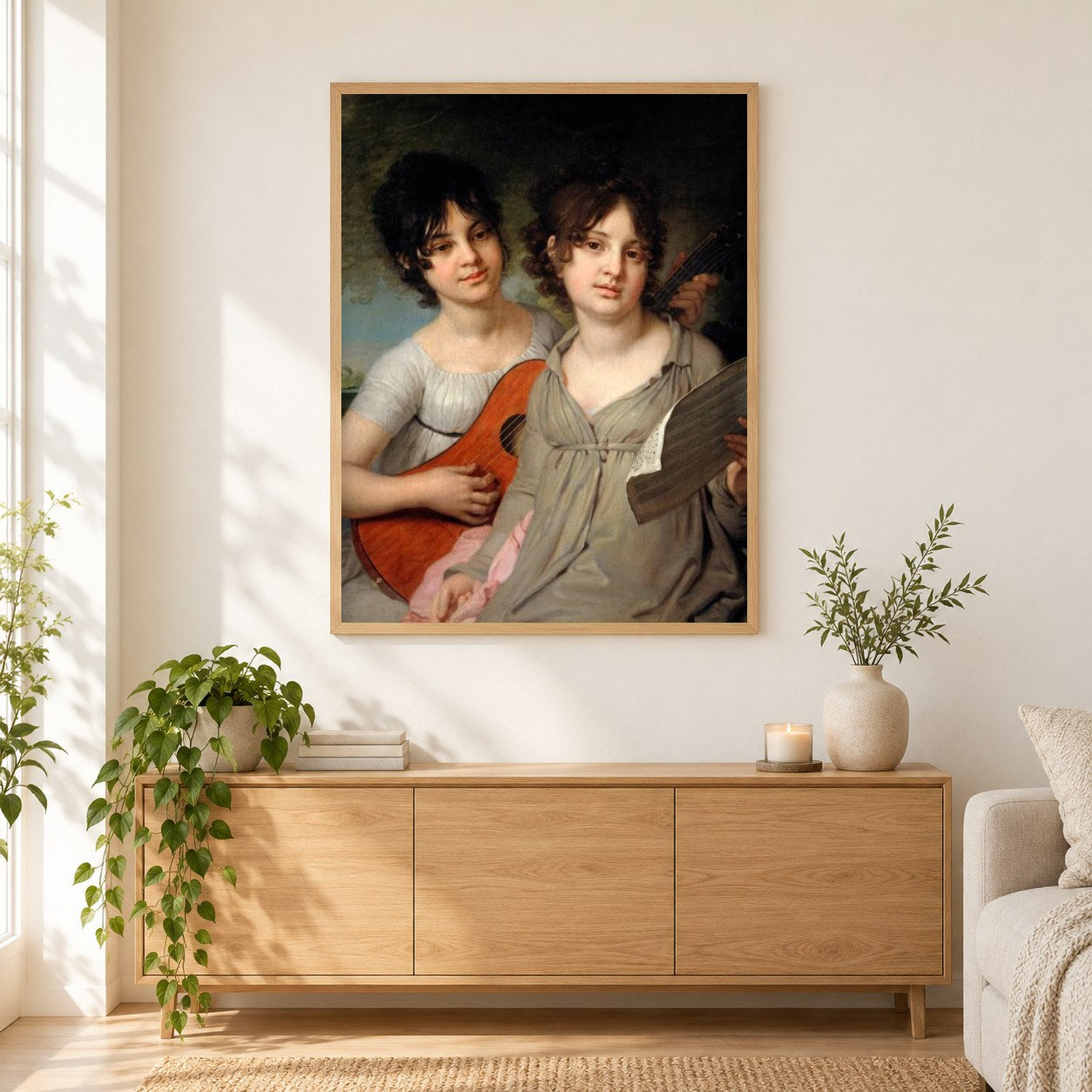 Russisches Königshaus als gerahmtes Diamond Painting im Wohnzimmer