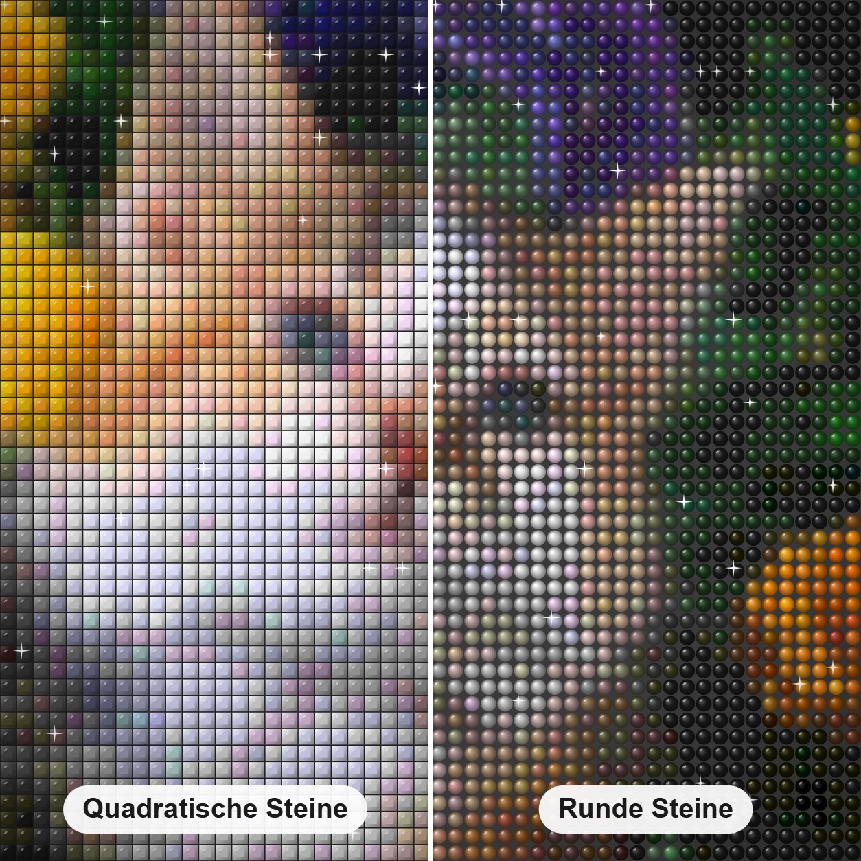 Schöne Katze & gelbe Blumen Diamond Painting Nahaufnahme mit quadratischen und runden Steinen