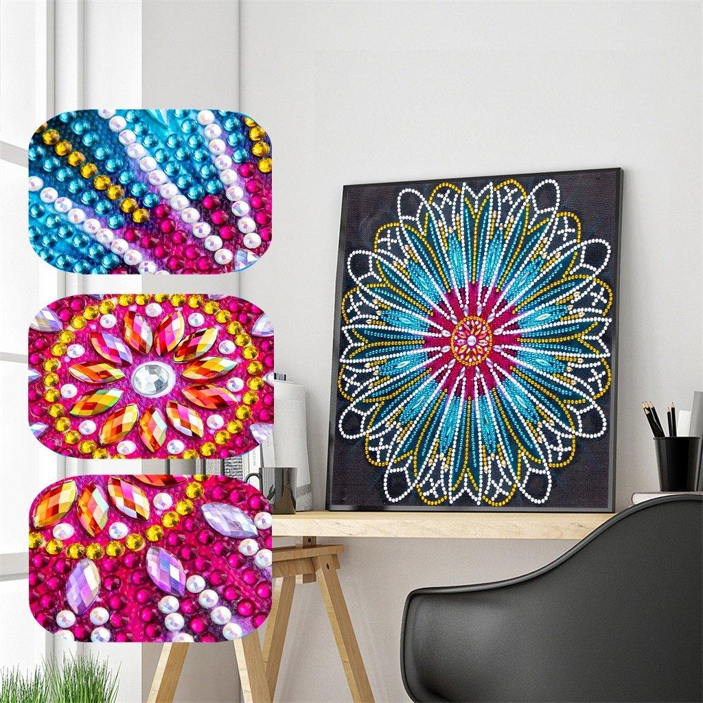 Atemberaubende Mandala Art Teilbohrer - Spezielle Diamond Painting - Diamond Painting