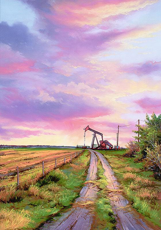 Alberta Morgendämmerung- Kunst des Jonn Einerssen - Diamond Painting