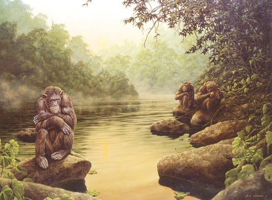 Eine Zeit zum Nachdenken - Kunst des Eric Wilson - Diamond Painting