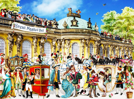 Großer Maskenball - Kunst des Barbara Behr - Diamond Painting