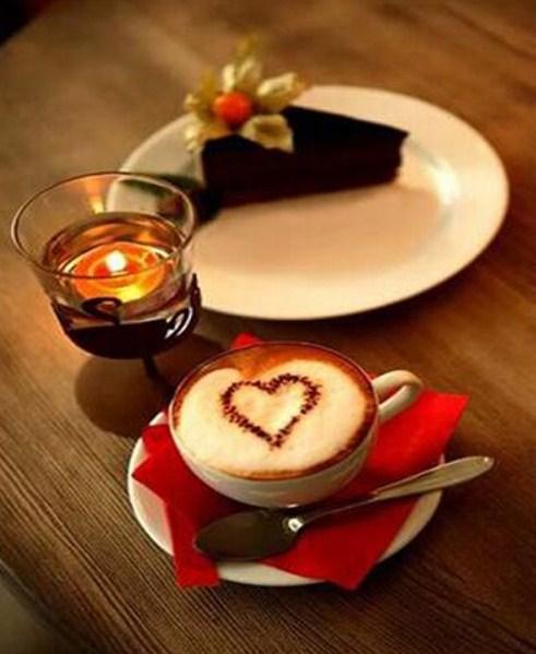 Kaffee & Schokoladenkuchen - Diamond Painting
