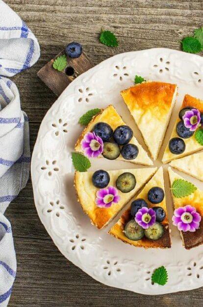 Köstlicher Blaubeerkuchen-Kuchen - Diamond Painting