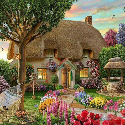 Traumhaus Malerei Kit - Diamond Painting
