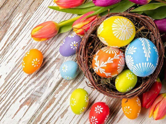 Frohe Ostern DIY Malerei Kit - Diamond Painting