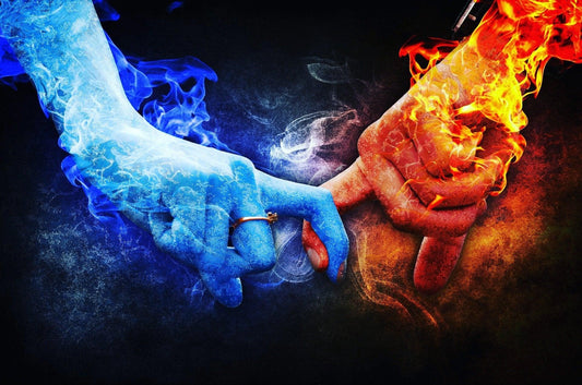 Feuer & Eis Liebe Diamond Painting - Diamond Painting