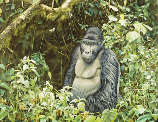 Gorilla Khazui Biega - Kunst des Eric Wilson - Diamond Painting