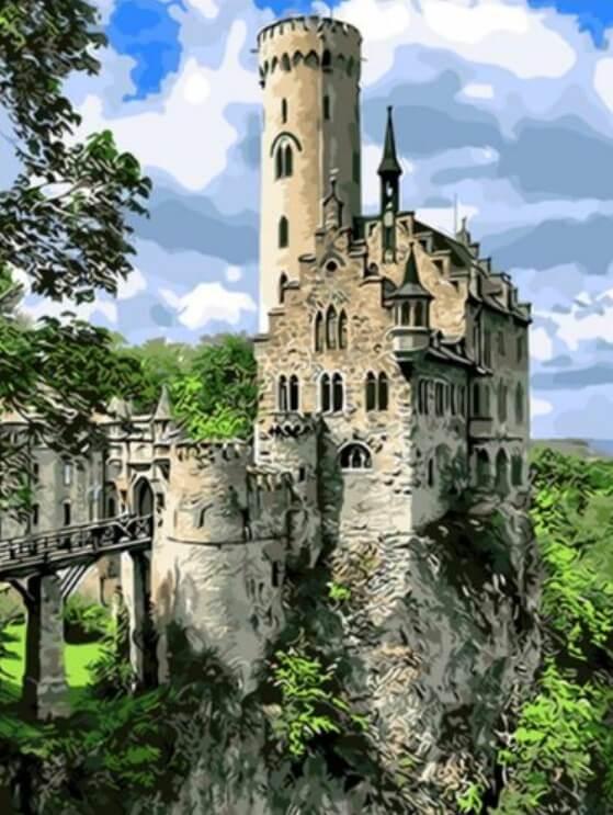 Schloss Lichtenstein - Diamond Painting