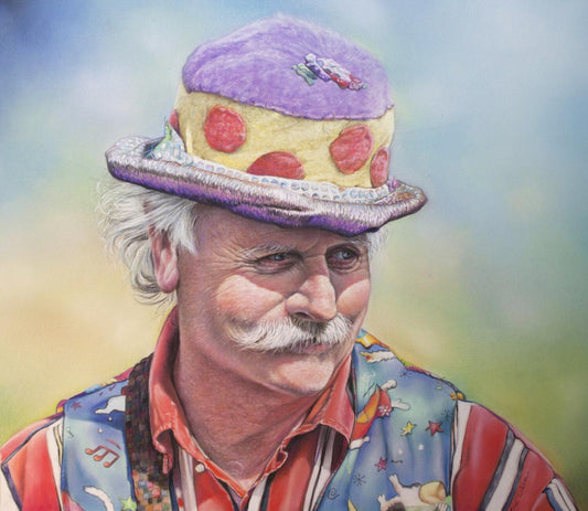 Mann in einem lustigen Hut - Kunst des Eric Wilson - Diamond Painting