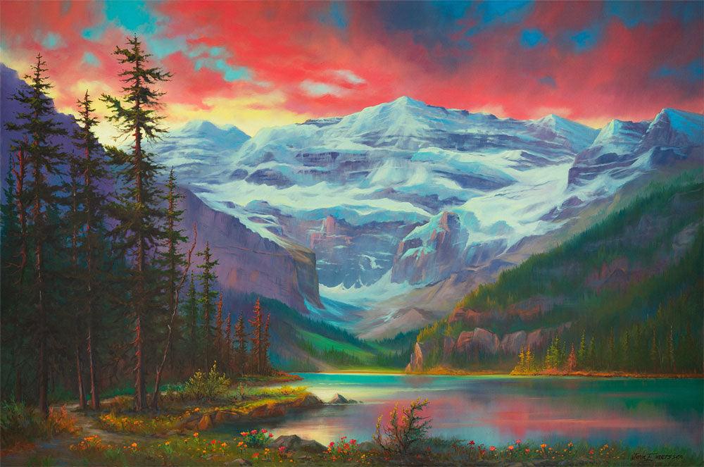 Morgenspaziergang - Kunst des Jonn Einerssen - Diamond Painting