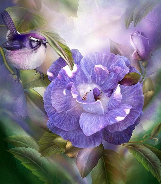 Lila Rose & Vogel Diamond Painting - Diamond Painting