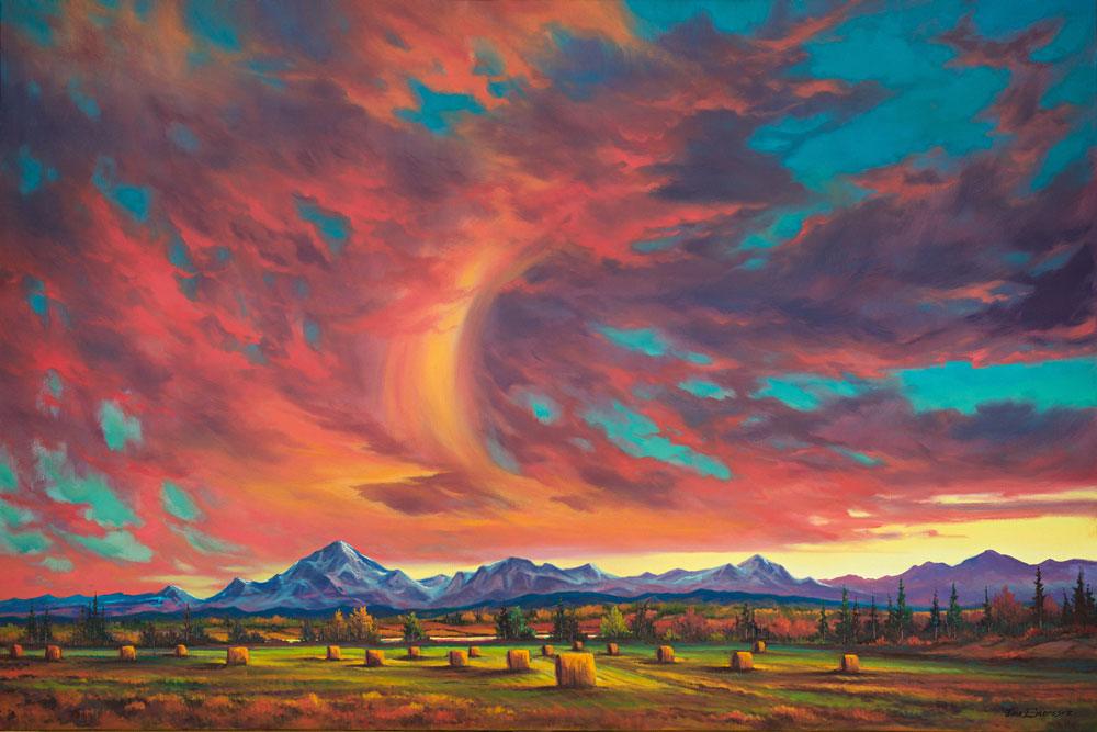 Himmelsleiter - Kunst des Jonn Einerssen - Diamond Painting