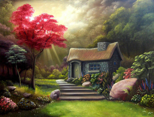 Stück Eden - Kunst des Liam Kelly - Diamond Painting