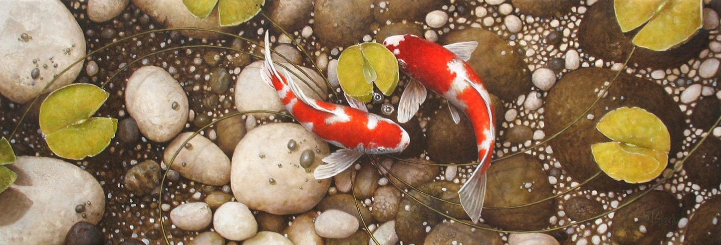 Irgendwo in der Mitte - Kunst des Terry Gilecki - Diamond Painting