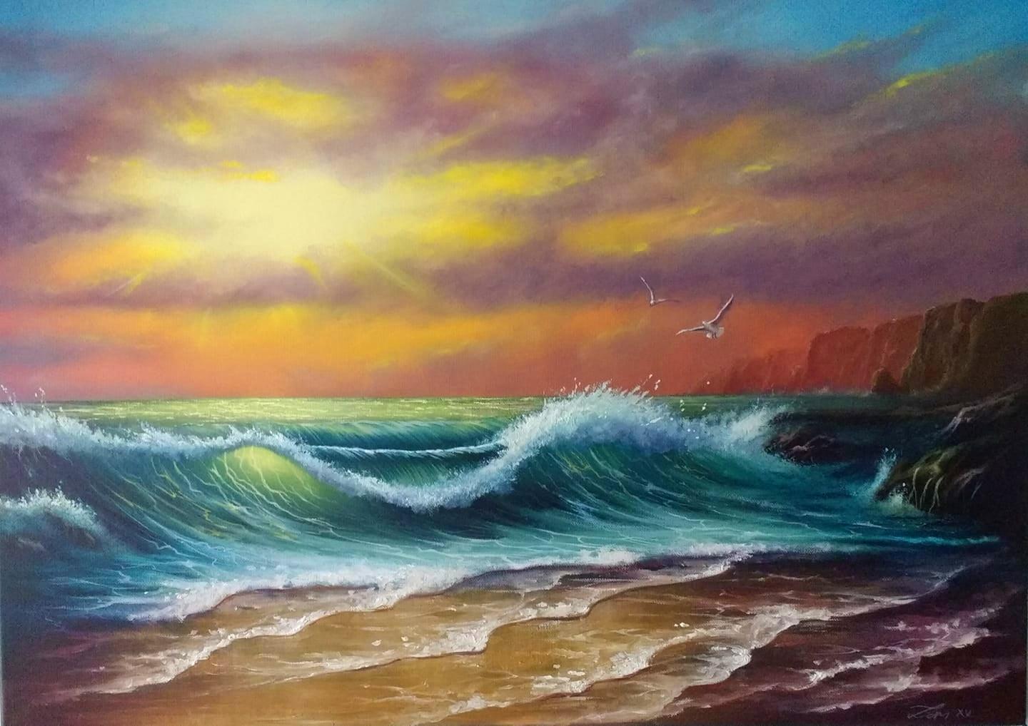 die Herrlichkeit - Kunst des Liam Kelly - Diamond Painting