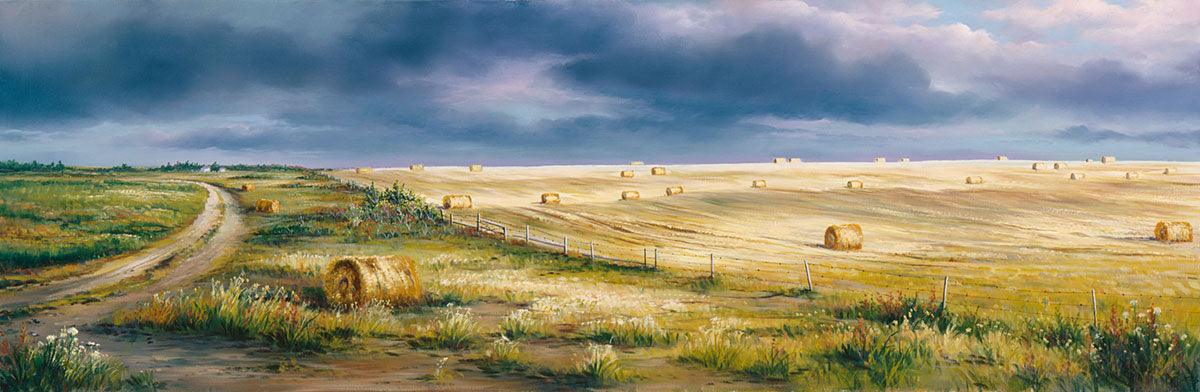 Durch die Mähfelder - Kunst des Jonn Einerssen - Diamond Painting