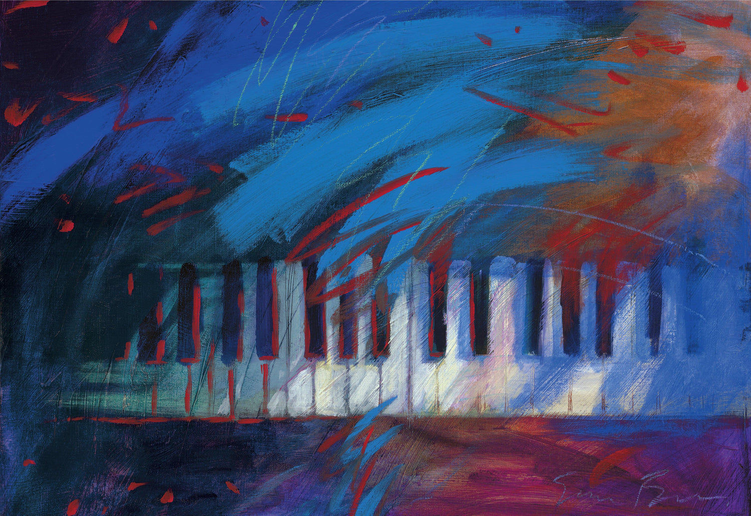 Variationen - Kunst des Simon Bull - Diamond Painting
