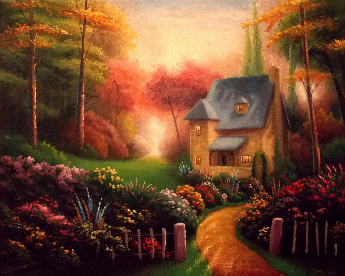 Willkommen zuhause - Kunst des Liam Kelly - Diamond Painting