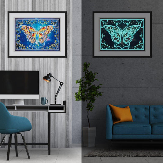 Farbwechsel Schmetterling Special Diamond Painting - Diamond Painting