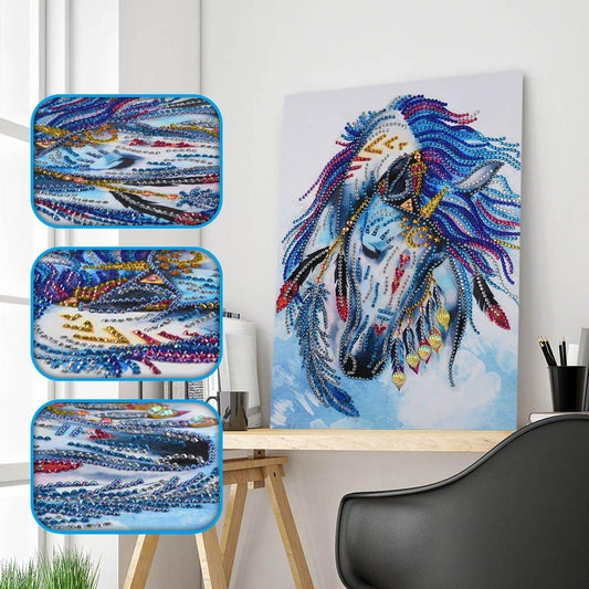 Ein bescheidenes einheimisches Pferd - Spezial Diamond Painting - Diamond Painting