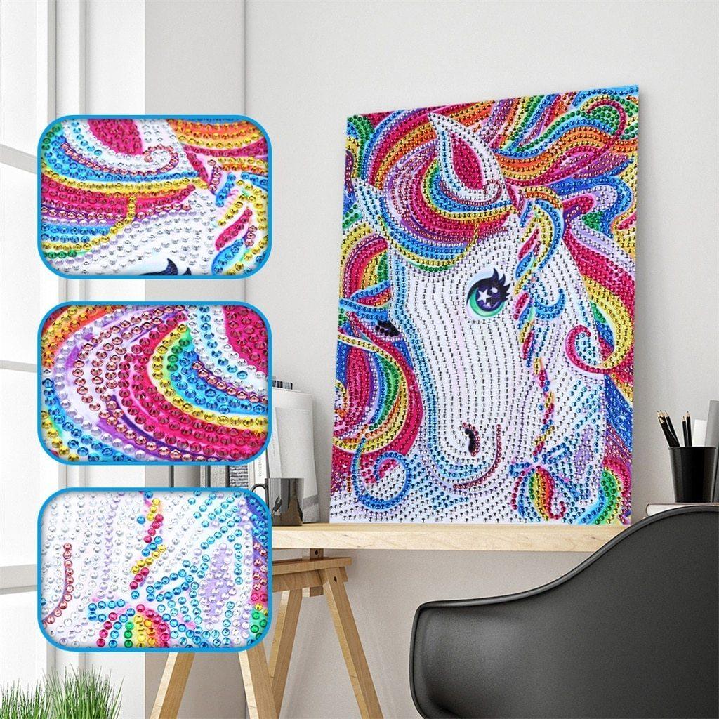 Buntes Pferd - Spezial Diamond Painting - Diamond Painting