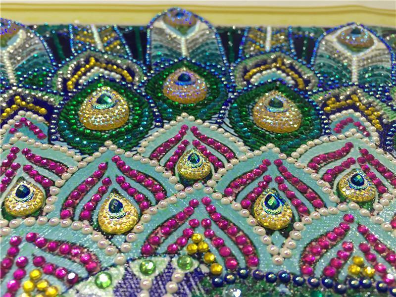Pfau - Spezial Diamond Painting - Diamond Painting