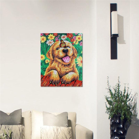 Entzückender Welpen Blep - Spezial Diamond Painting - Diamond Painting
