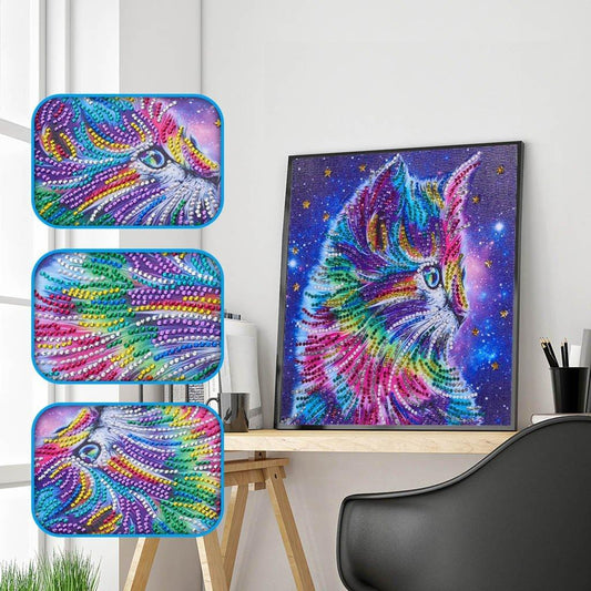 Entzückende Katze - Spezial Diamond Painting - Diamond Painting