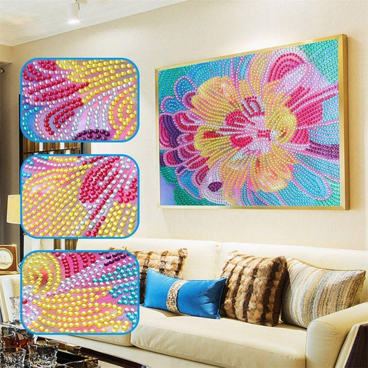 Schöne Orchidee - Spezial Diamond Painting - Diamond Painting