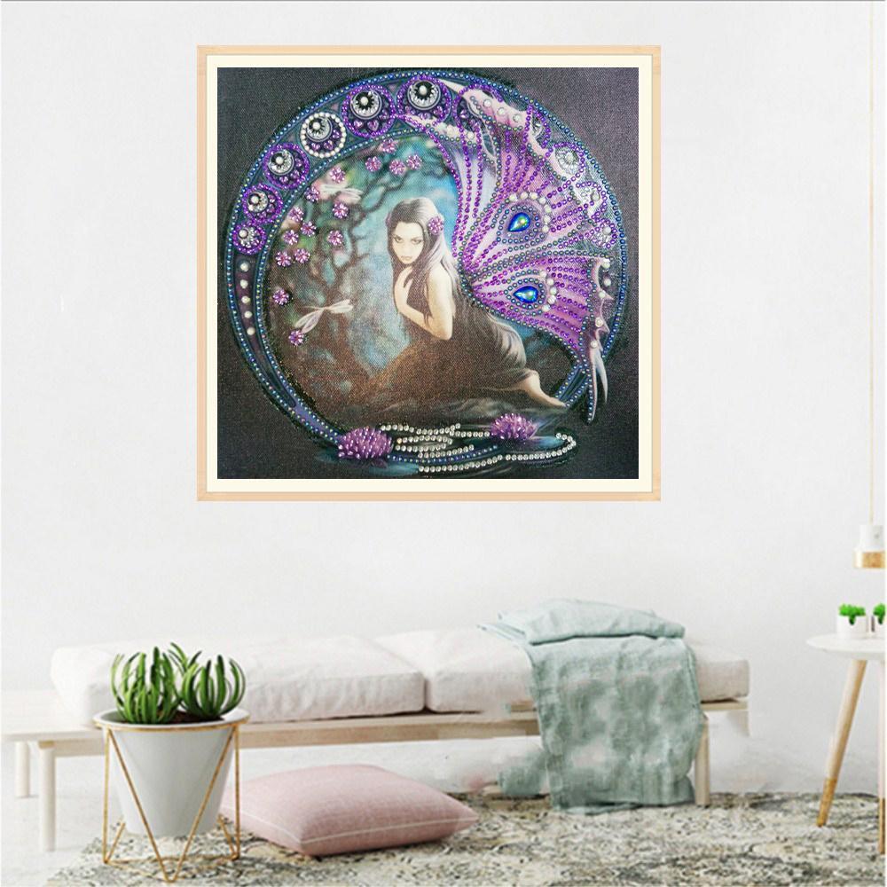 Lila Fee - Spezial Diamond Painting - Diamond Painting