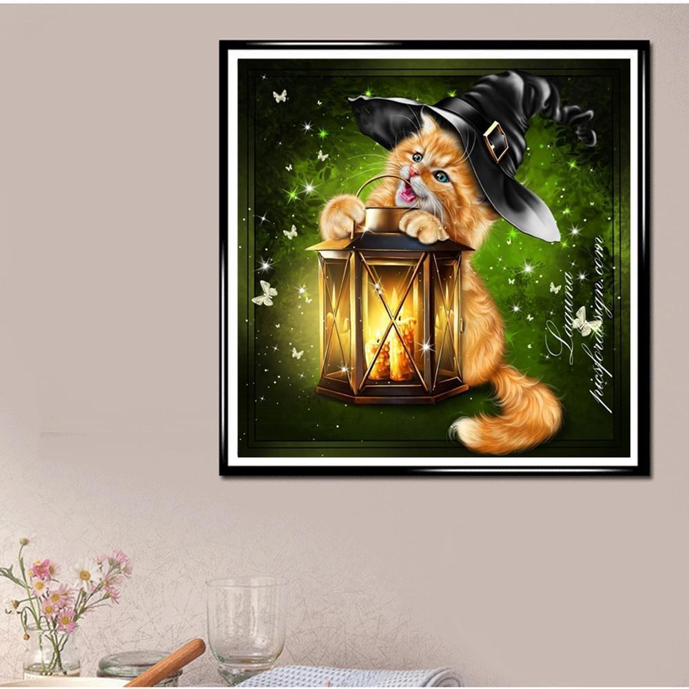 Halloween Katze - Spezial Diamond Painting - Diamond Painting