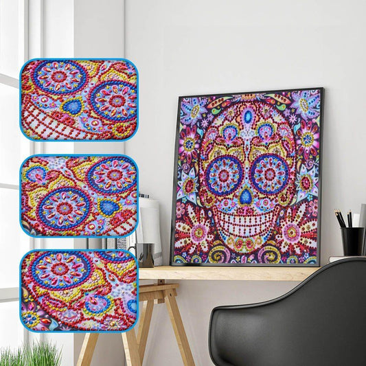 Zuckerschädel - Spezial Diamond Painting - Diamond Painting