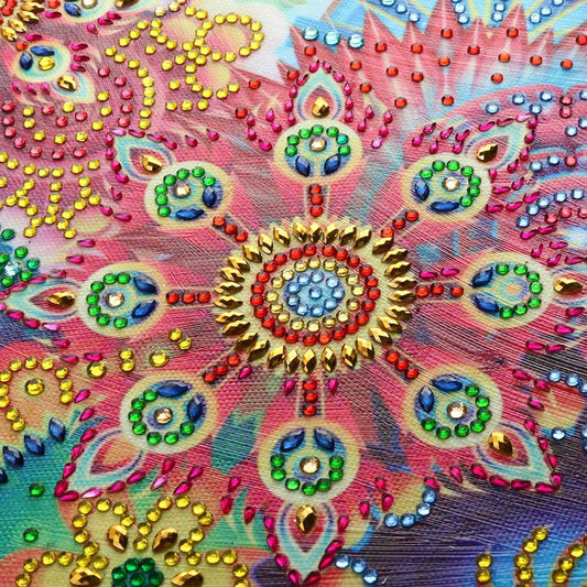 Abstrakte Blumen - Spezial Diamonds Painting - Diamond Painting