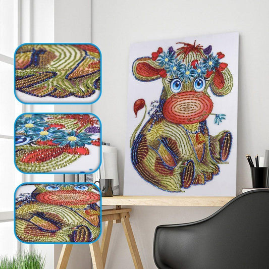Lustige Kuh - Spezial Diamond Painting - Diamond Painting