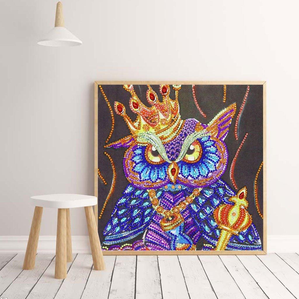 Königseule - Spezial Diamond Painting - Diamond Painting